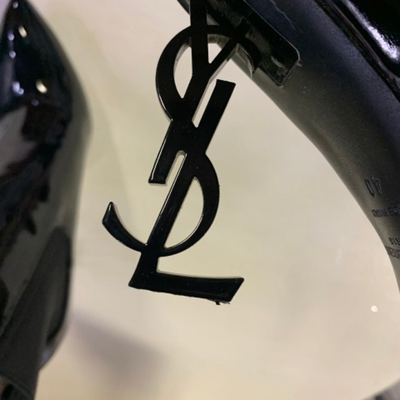 YSL Patent Leather Boots, Size 9.5/10 - Picture 7 of 7